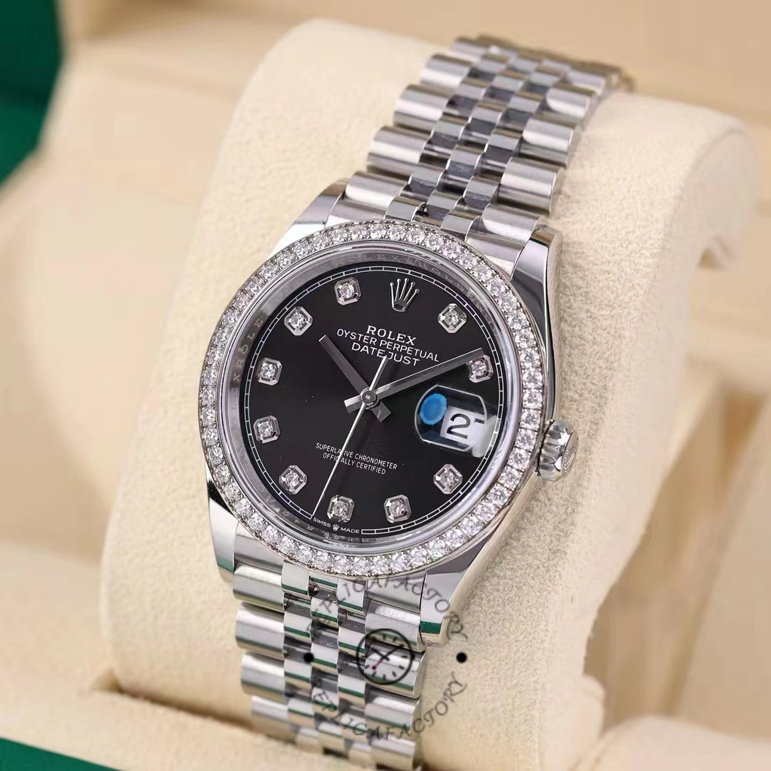 Rolex Datejust Stainless Steel 126284RBR 0019 Black Diamond Jubilee