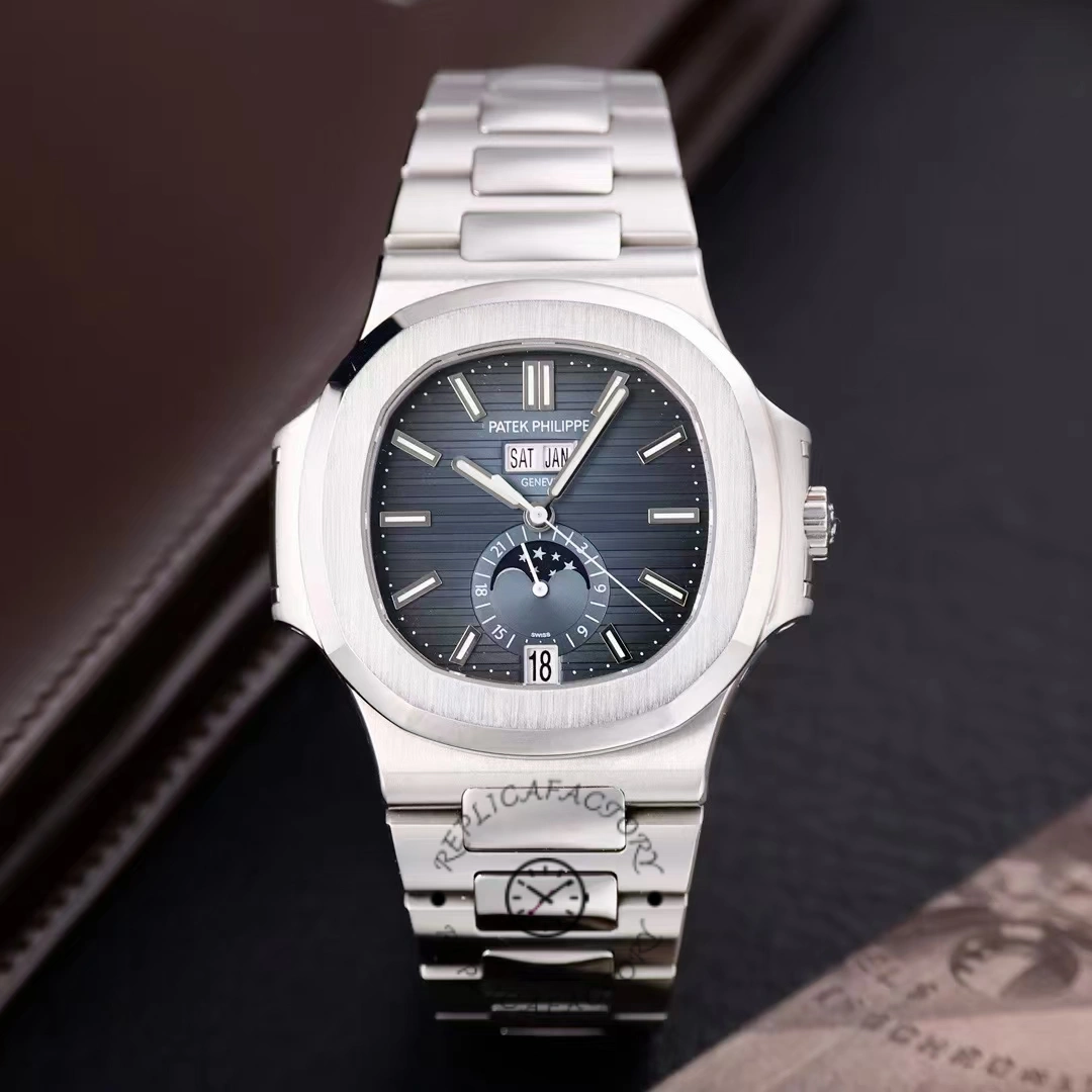 Patek Philippe Nautilus 5726 1A 001 40.5mm Stainless Steel Blue Dial Watch