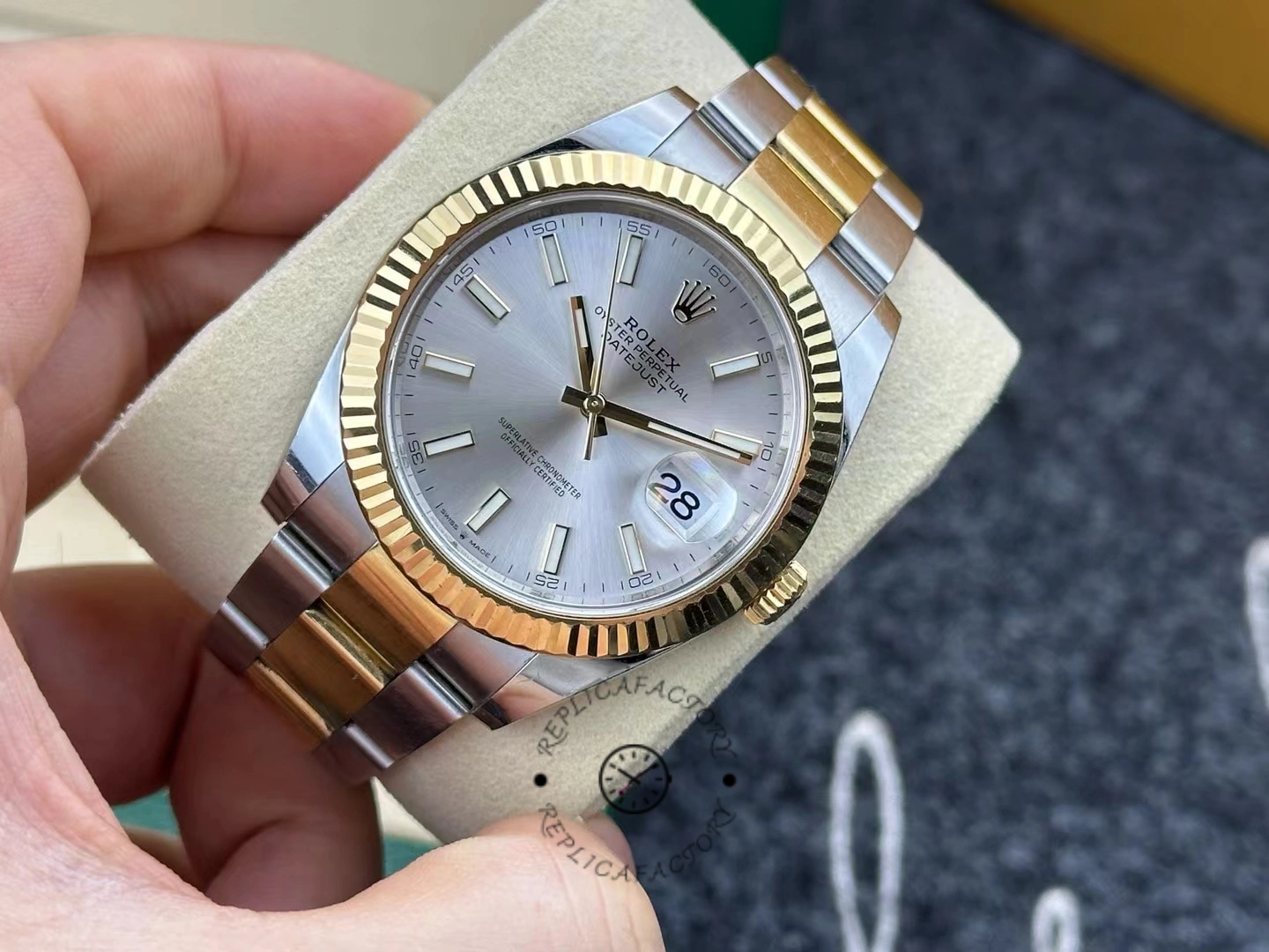 Rolex Datejust 41 Oystersteel Silver Dial M126333 0001