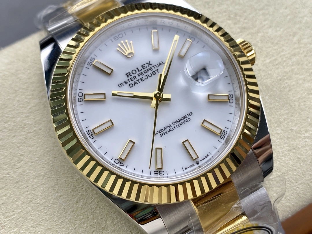 Rolex Datejust 41 m126303 0015 Two Tone White Dial Men's Watch