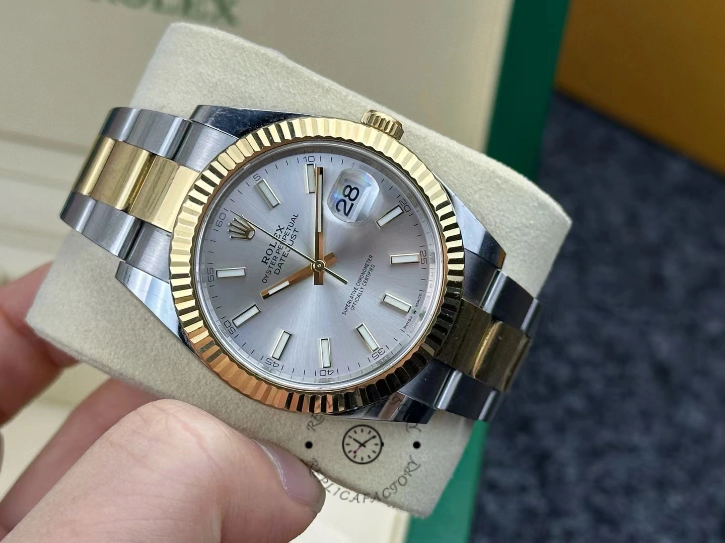 Rolex Datejust 41 Oystersteel Silver Dial M126333 0001