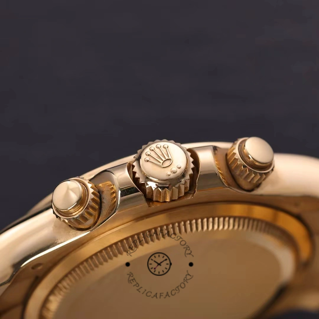 Rolex Daytona Cosmograph 126508 0003 Yellow Gold Black Dial Replica Watch