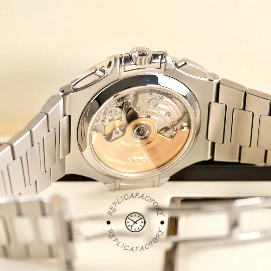 Patek Philippe Nautilus Chronograph Stainless Steel Blue Dial 5980 1A 001