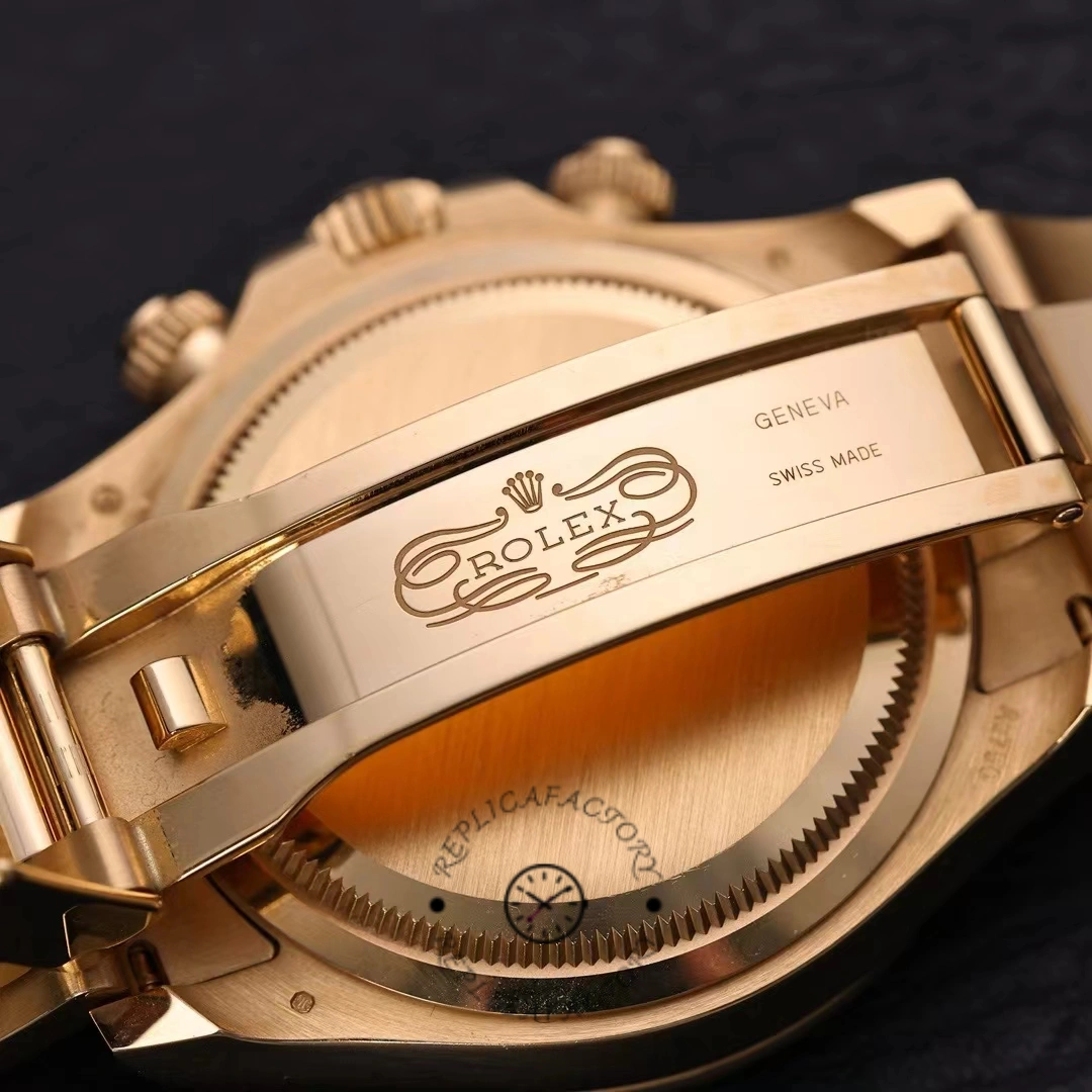 Rolex Daytona Cosmograph 126508 0003 Yellow Gold Black Dial Replica Watch