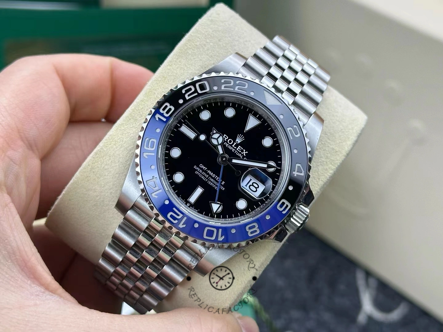 Rolex GMT-Master II 126710BLNR Side View