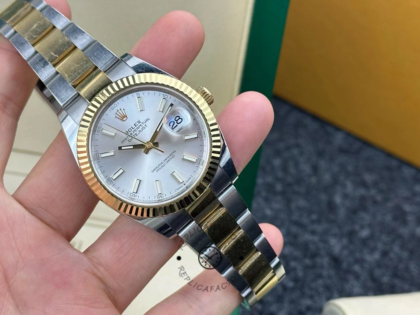 Rolex Datejust 41 Oystersteel Silver Dial M126333 0001