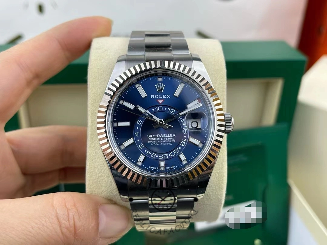 Rolex Sky-Dweller 42 m336934 0005 Stainless Steel Blue Dial Replica Watch