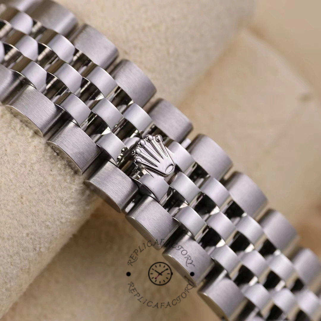 Rolex Datejust 279174 Stainless Steel Dark Grey Diamond Dial 28mm Lady Replica Watch