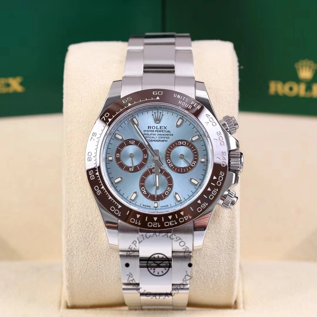 Rolex Cosmograph Daytona 116506 0001 50th Anniversary Ice Blue Dial 40mm Mens Replica Watch