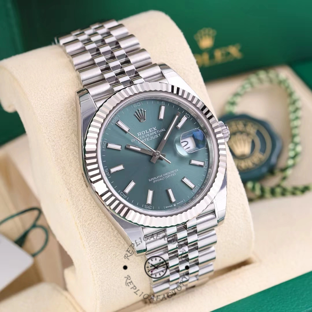 Rolex Datejust 126334 0028 41 Oystersteel and White Gold Mens Watch