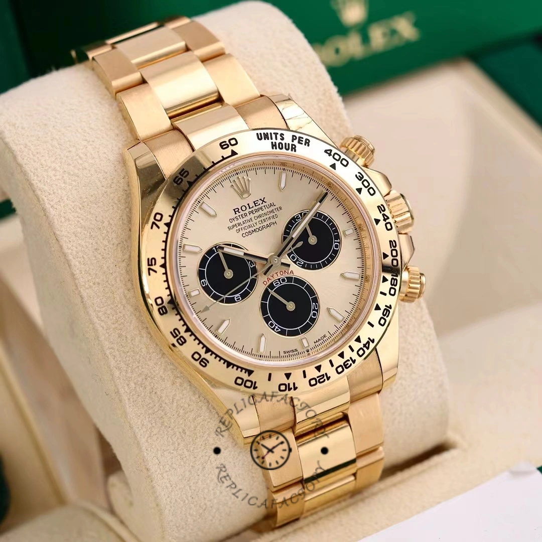 Rolex Daytona 126508 0006 Yellow Gold on Bracelet 1:1 Replica Watch