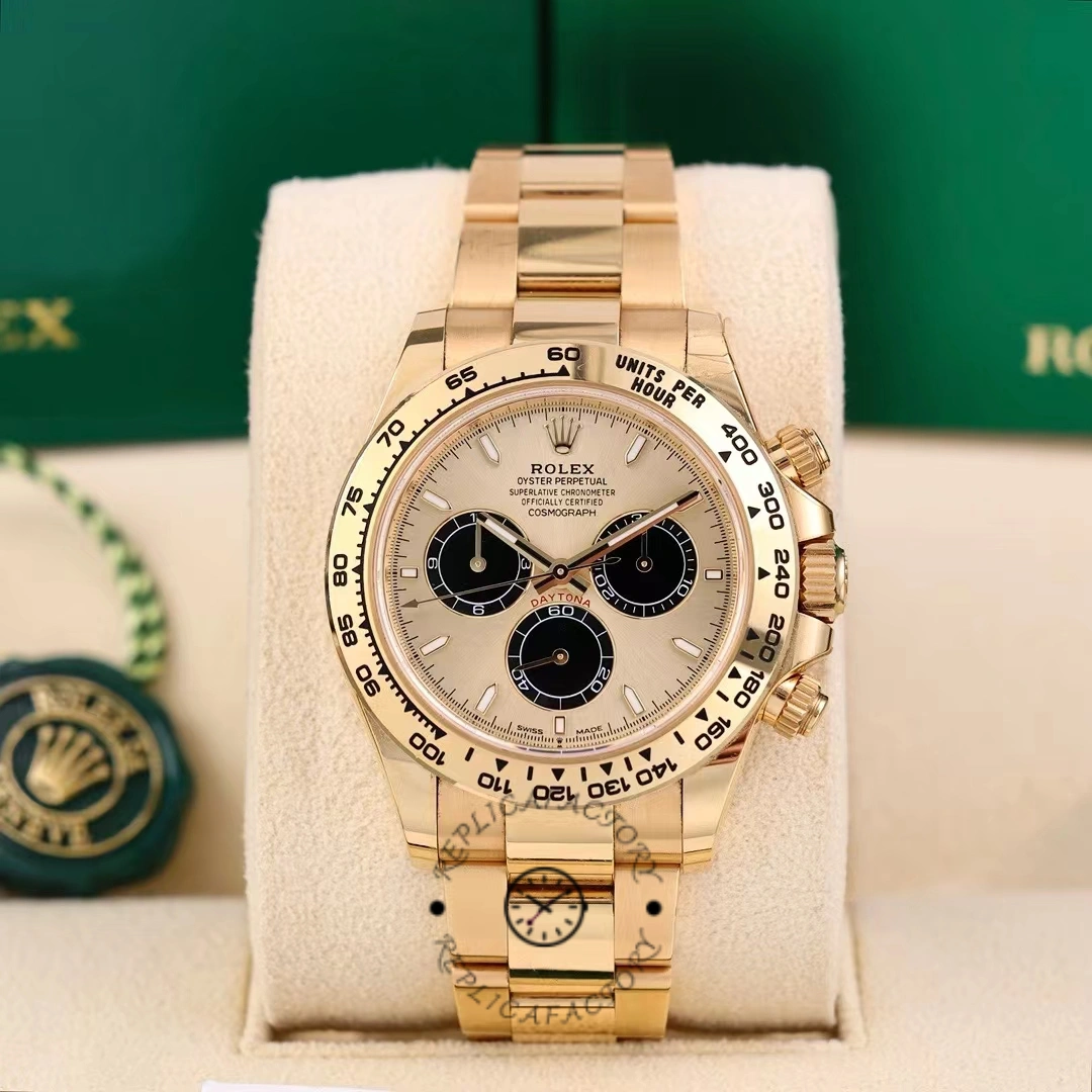 Rolex Daytona 126508 0006 Yellow Gold on Bracelet 1:1 Replica Watch