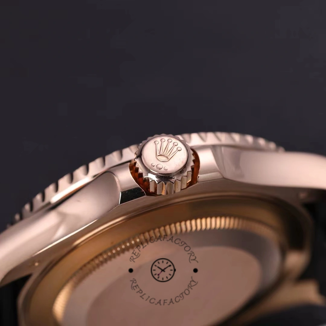 Rolex Yacht-Master 116695 Black Rubber Strap Black Dial 40MM Mens Replica Watch