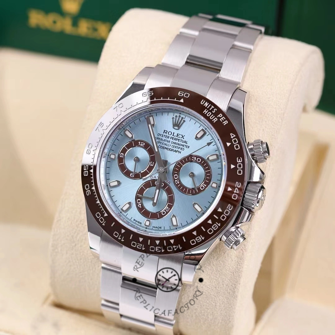 Rolex Cosmograph Daytona 116506 0001 50th Anniversary Ice Blue Dial 40mm Mens Replica Watch