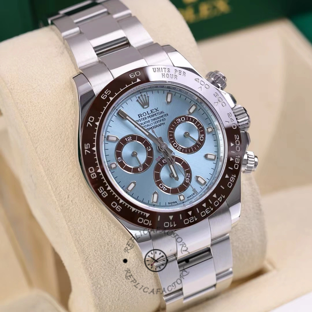 Rolex Cosmograph Daytona 116506 0001 50th Anniversary Ice Blue Dial 40mm Mens Replica Watch