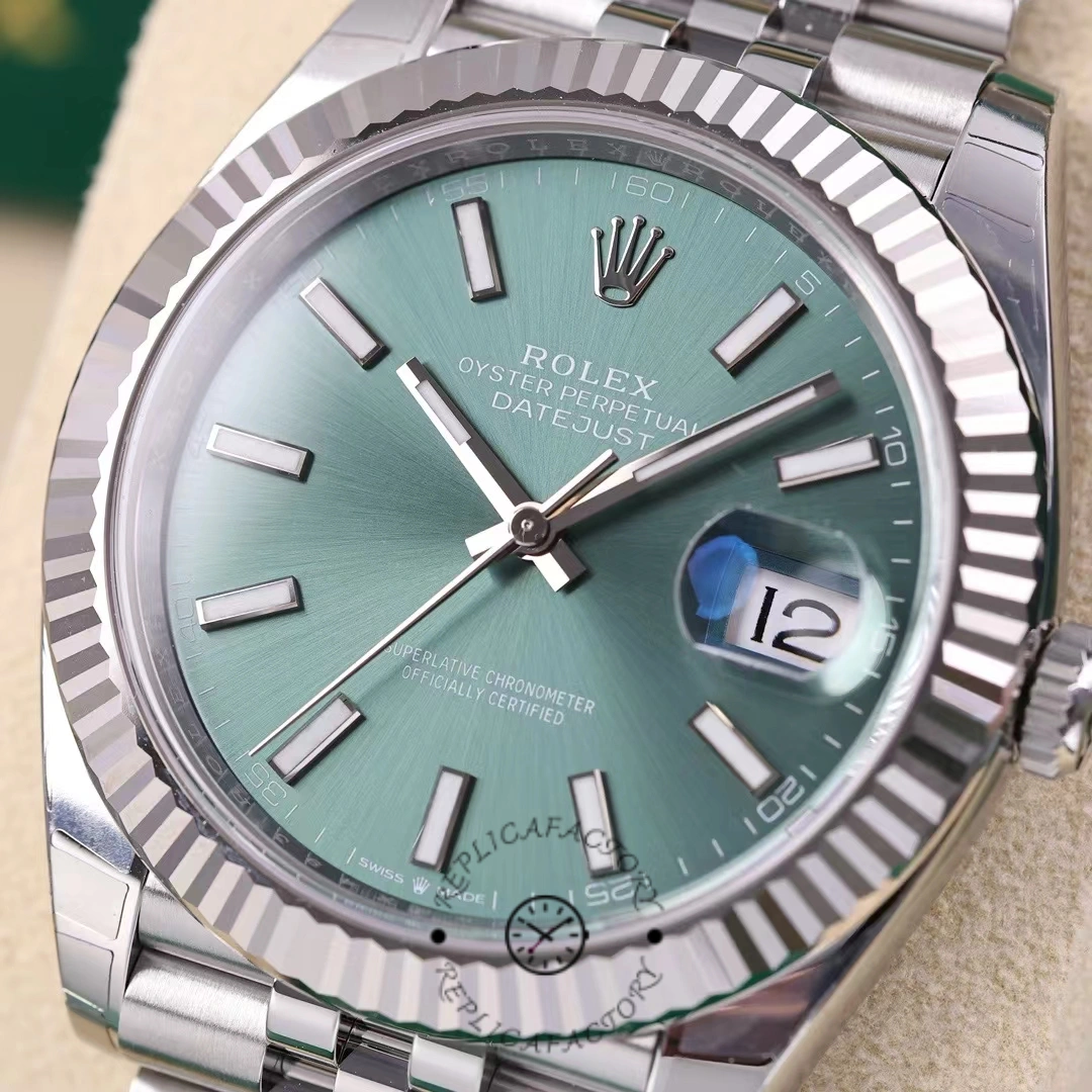 Rolex Datejust 126334 0028 41 Oystersteel and White Gold Mens Watch