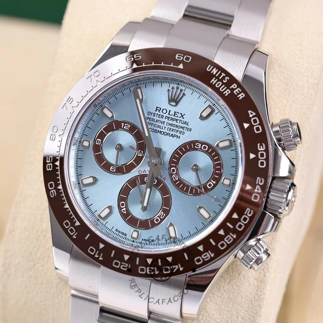 Rolex Cosmograph Daytona 116506 0001 50th Anniversary Ice Blue Dial 40mm Mens Replica Watch