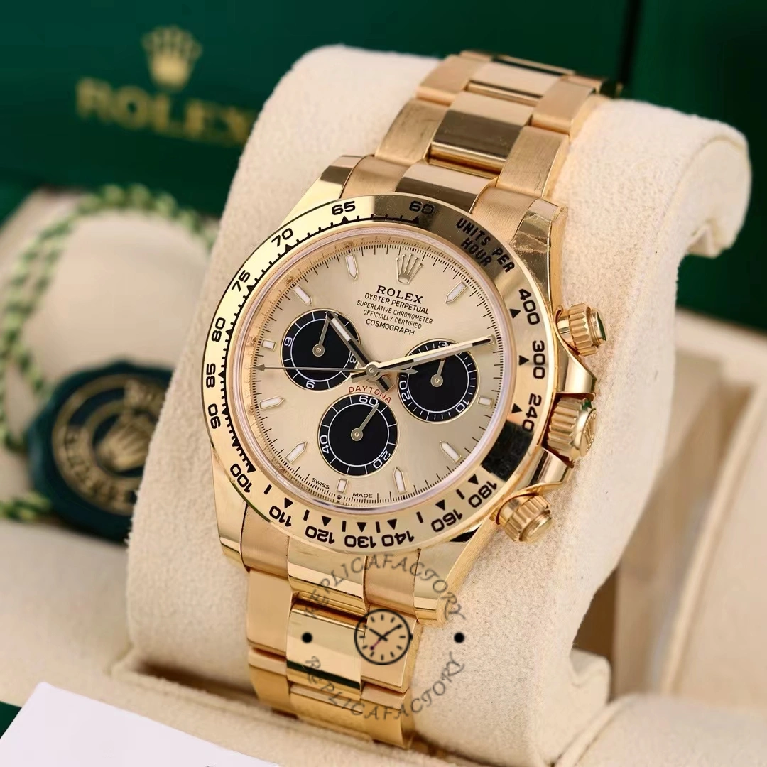 Rolex Daytona 126508 0006 Yellow Gold on Bracelet 1:1 Replica Watch