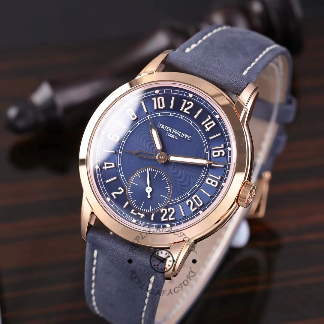 Patek Philippe Complications Rose Gold Blue 5224R 001 42mm Replica
