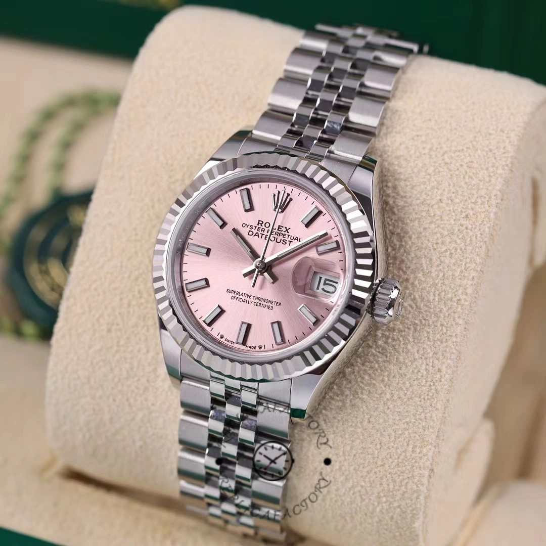 Rolex Datejust 279174 Stainless Steel Pink Index Dial 28mm Lady Replica Watch