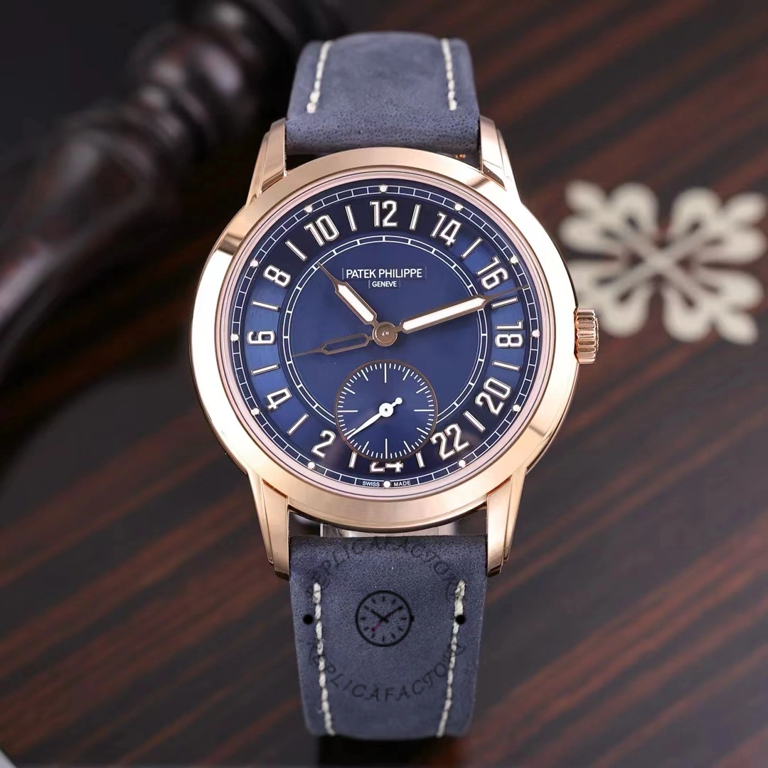 Patek Philippe Complications Rose Gold Blue 5224R 001 42mm Replica