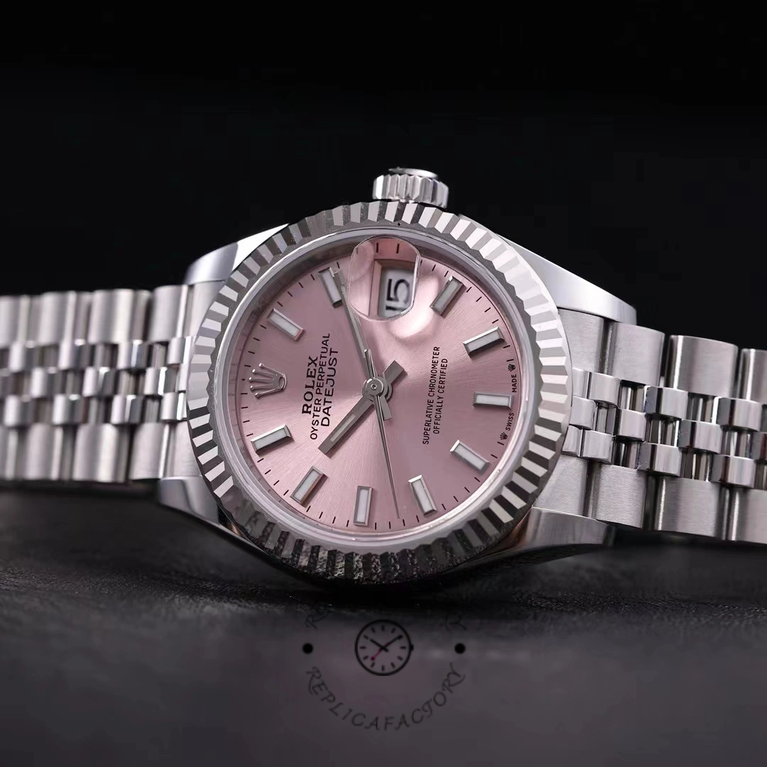 Rolex Datejust 279174 Stainless Steel Pink Index Dial 28mm Lady Replica Watch