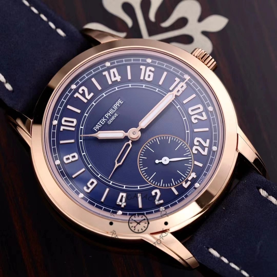 Patek Philippe Complications Rose Gold Blue 5224R 001 42mm Replica