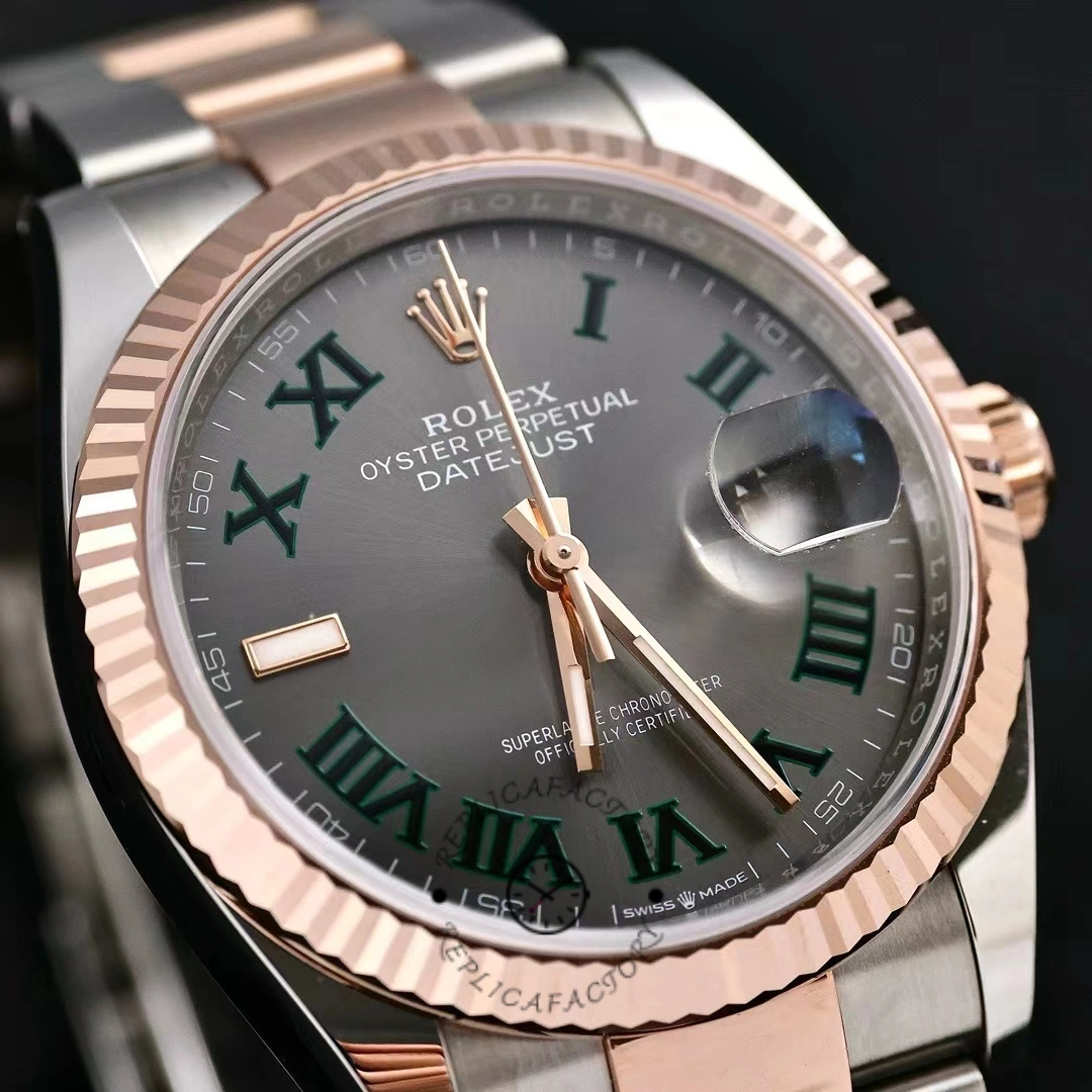 Rolex Datejust 126231 0030 Slate Dial 36mm Oyster Bracelet Watch