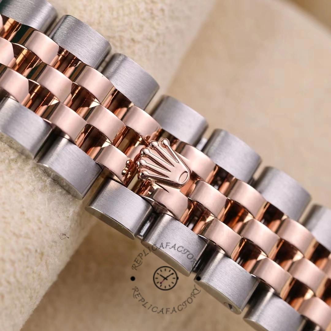 Rolex Datejust 28 Oystersteel and Rose Gold m279171 0015 Lady Watch