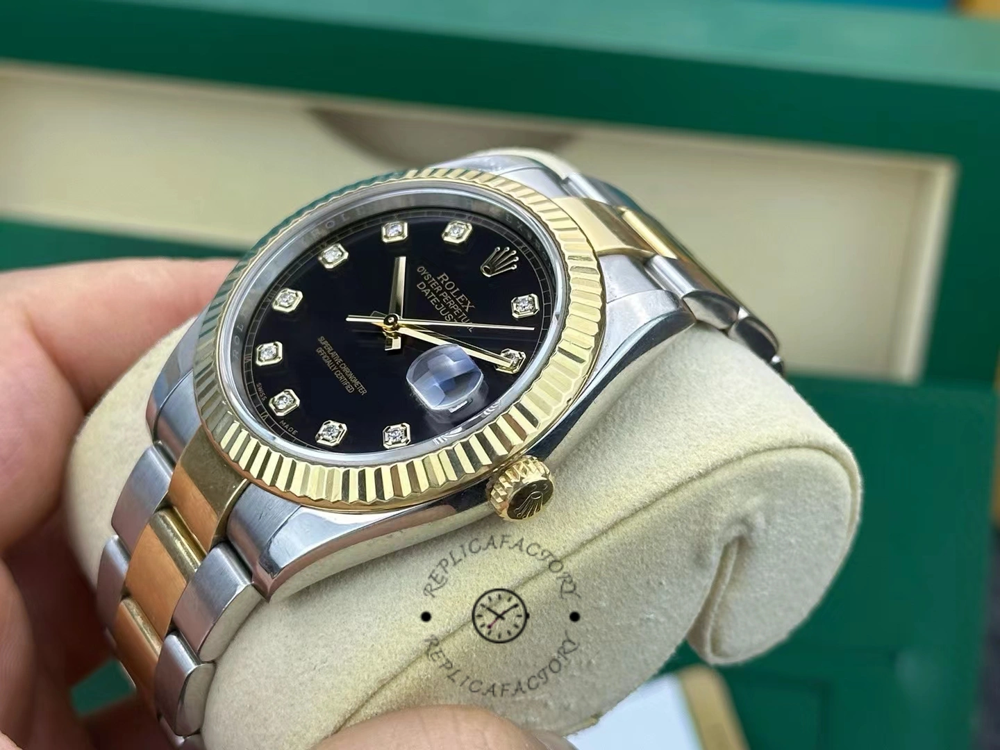 Rolex Datejust 41 Black Diamond Dial M126333 0005