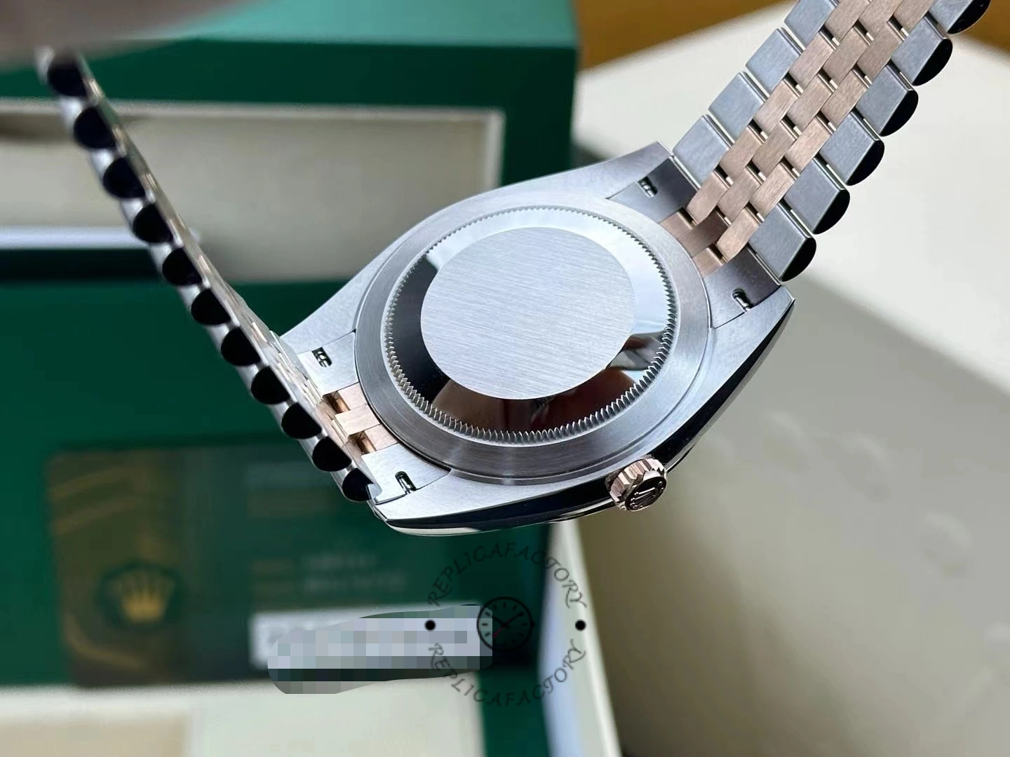 Rolex Datejust Automatic Rose Gold & Steel Watch m126331 0002