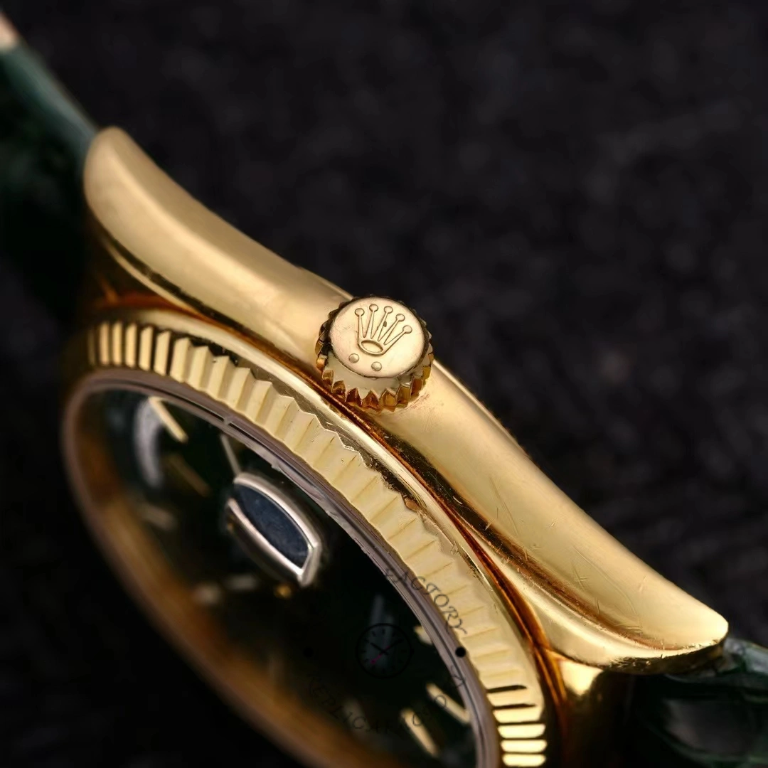 Rolex Day Date 36 Green Dial Solid 18k Yellow Gold 118138 0003