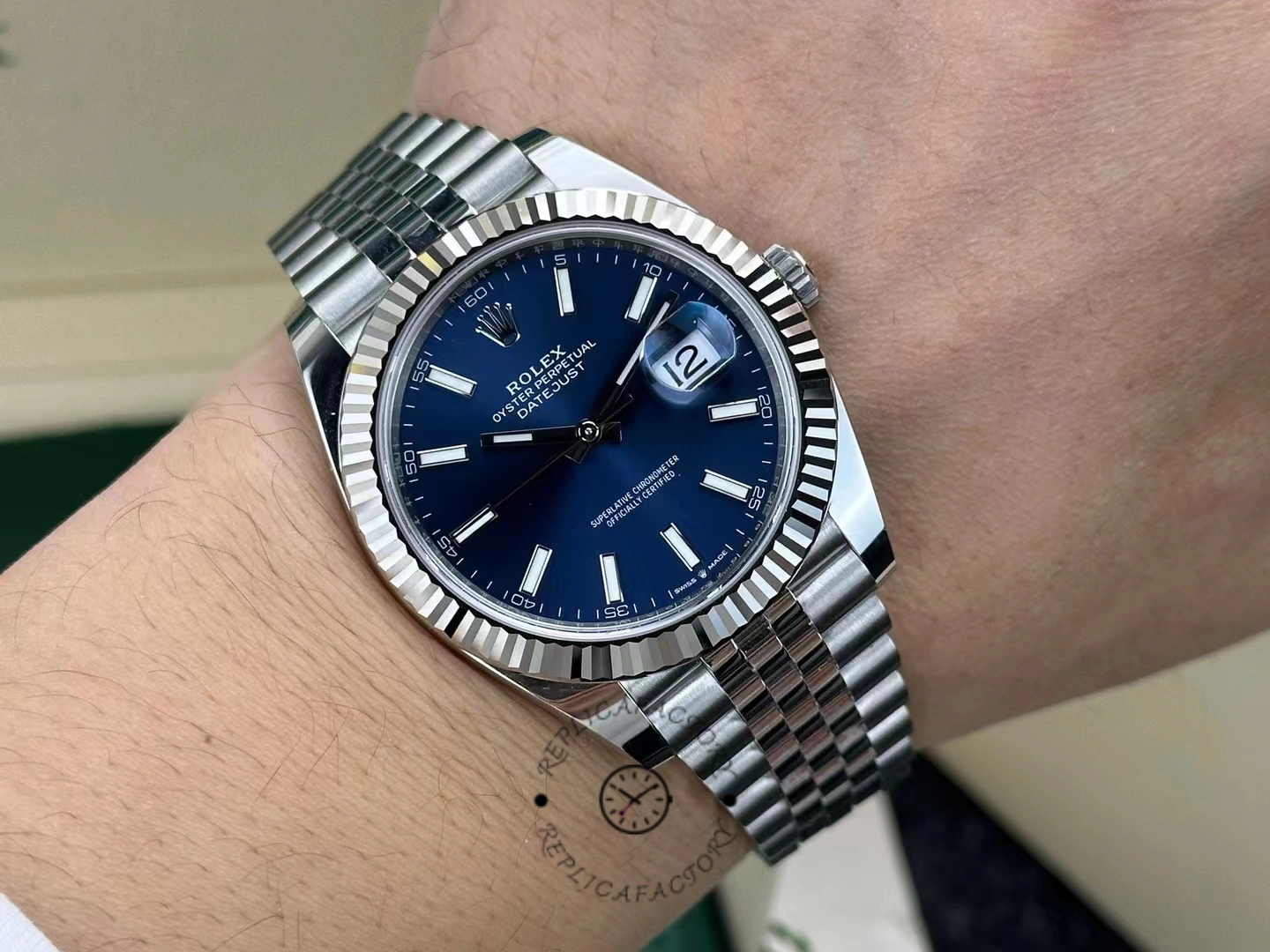 Rolex Datejust 126334-0002 - Real photos of someone wearing it.