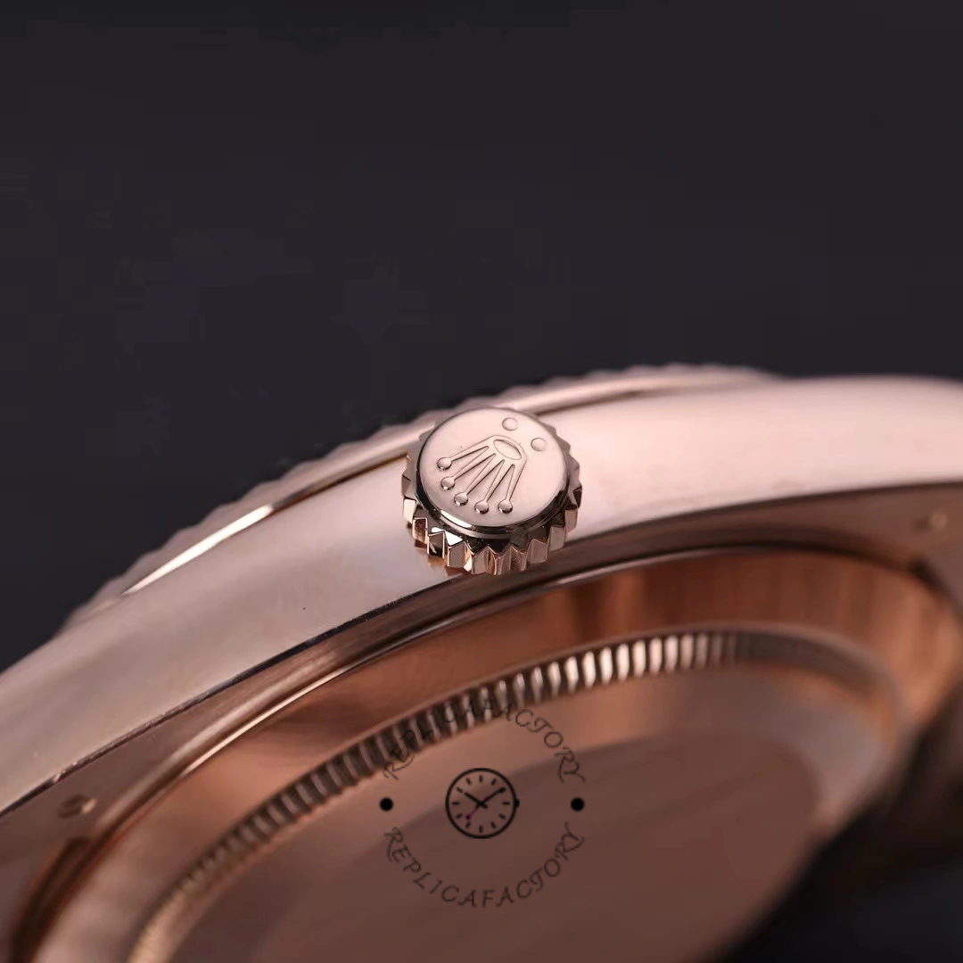 Rolex Day-Date 228235 Sundust Index Dial Fluted Bezel 40mm Mens Replica Watch