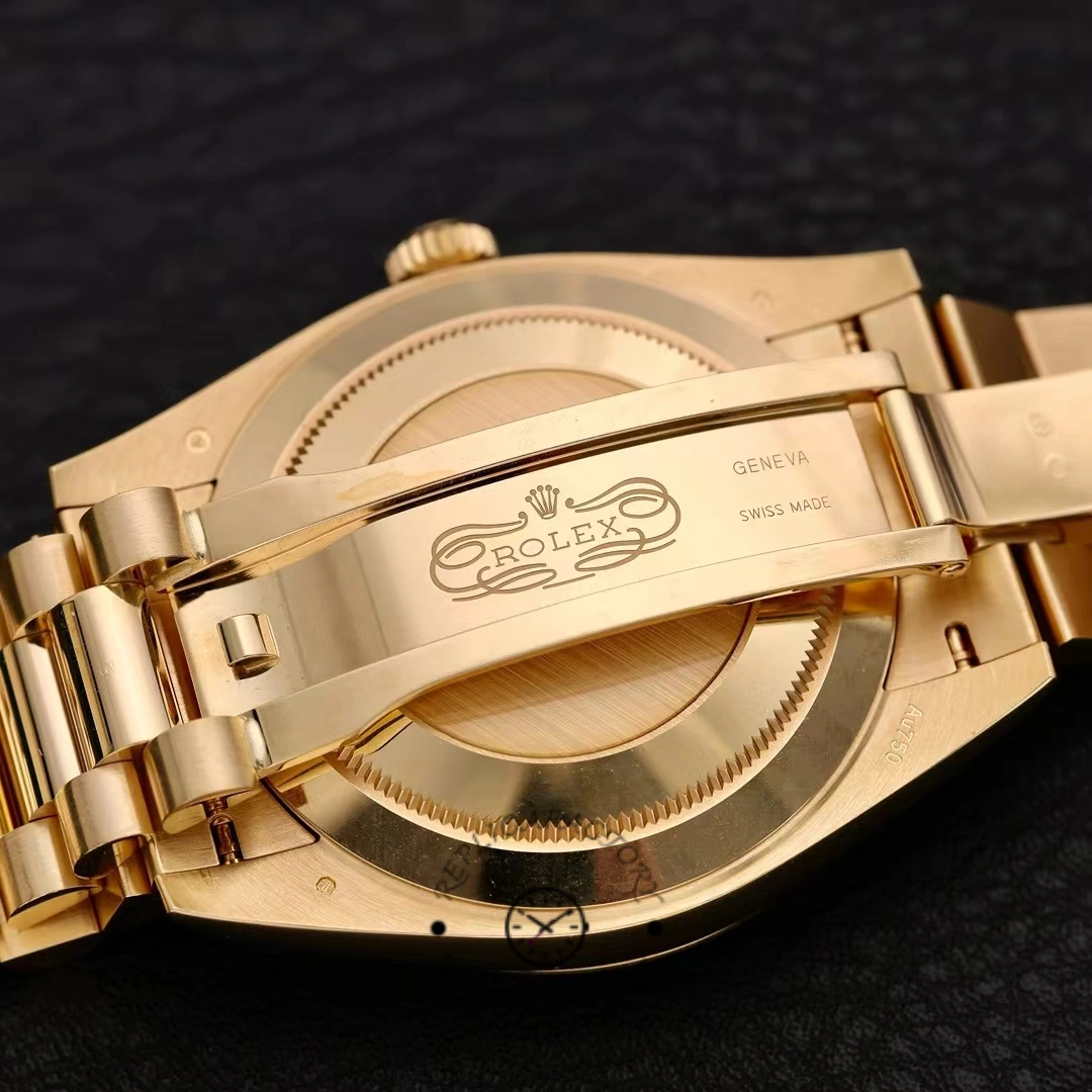 Rolex Day Date 40mm Yellow Gold President Black Dial m228238 0067