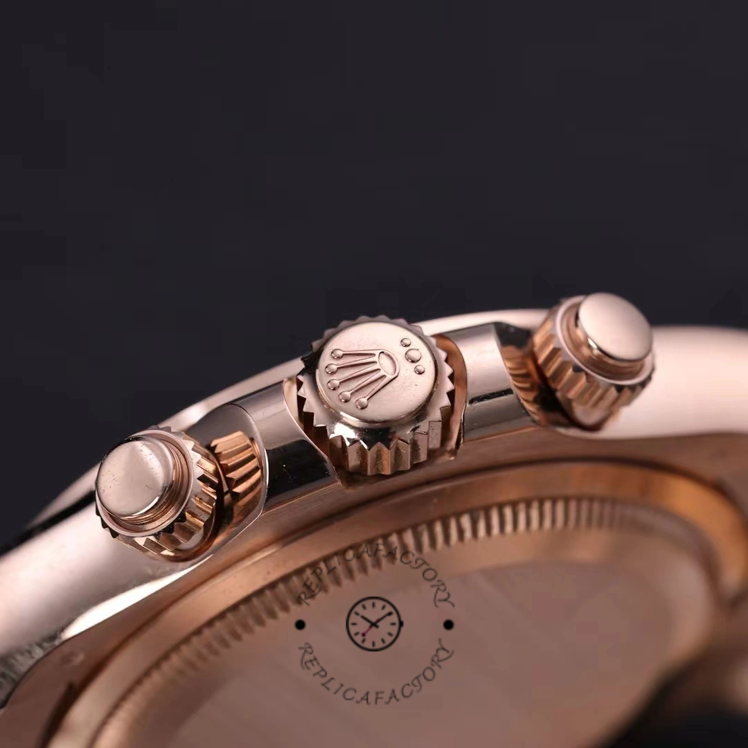 Rolex Daytona 126505 Everose Gold Sundust Panda Dial 40MM Mens Replica Watch