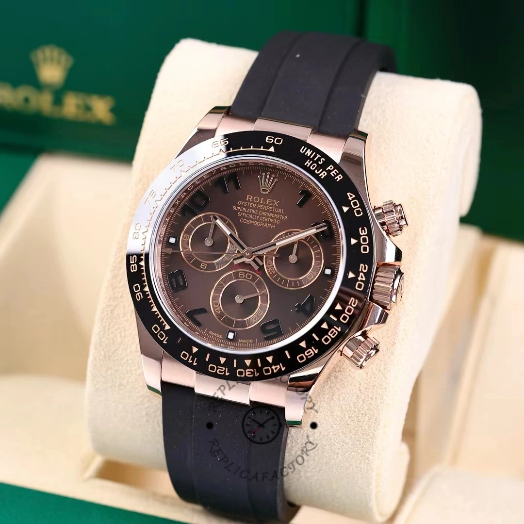 Rolex Cosmograph Daytona 116515LN Chocolate Arabic Dial 40mm Mens Replica Watch