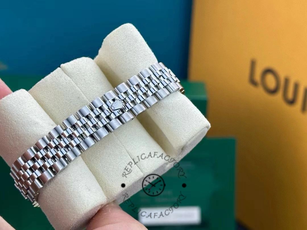 Rolex Datejust 279174 Stainless Steel Pink Diamond Dial 28mm Lady Replica Watch