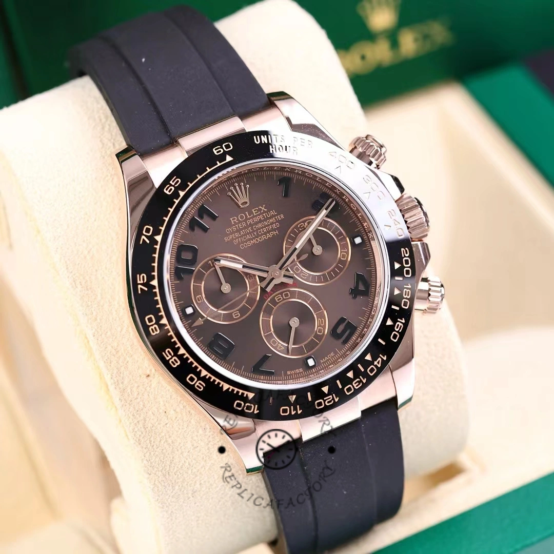Rolex Cosmograph Daytona 116515LN Chocolate Arabic Dial 40mm Mens Replica Watch