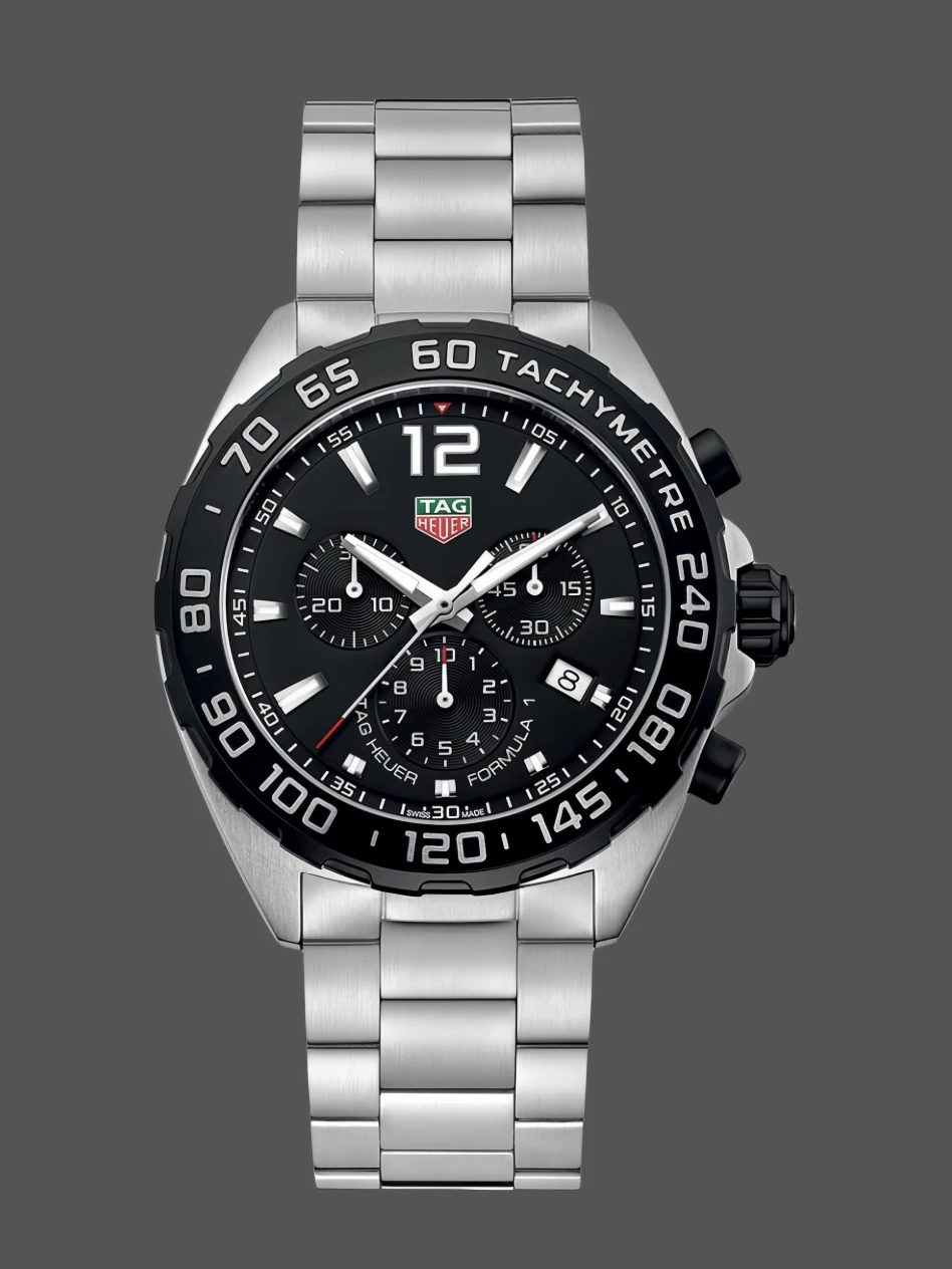 Tag Heuer Formula 1 Chronograph Black Dial CAZ1010.BA0842 Quartz 43mm