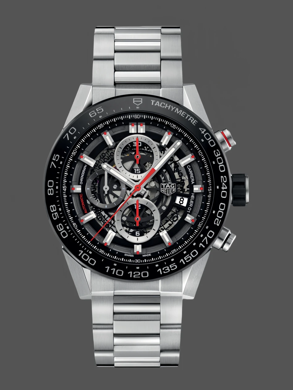 TAG Heuer Carrera Heuer 01 Black Automatic CAR2A1W.BA0703 43mm