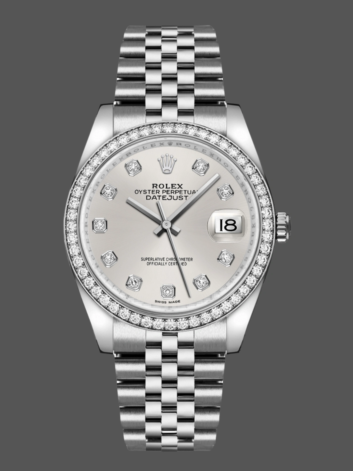 Rolex Datejust 178384 White Mother Of Pearl Diamonds Dial 31MM Lady Replica Watch