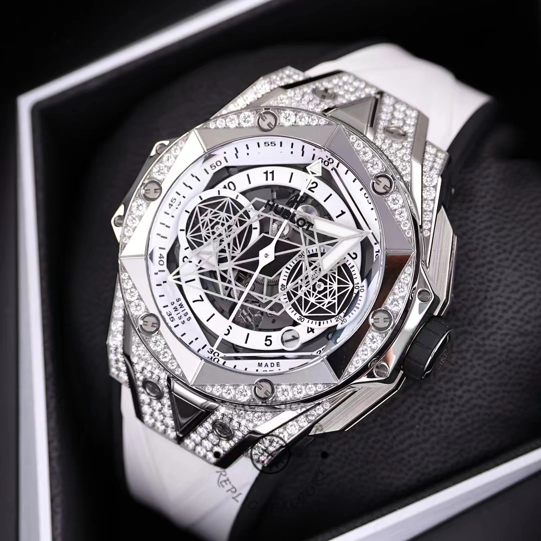 418.NX.2001.RX.1604.MXM20 Hublot Big Bang Partnerships Sang Bleu II Titanium Diamond