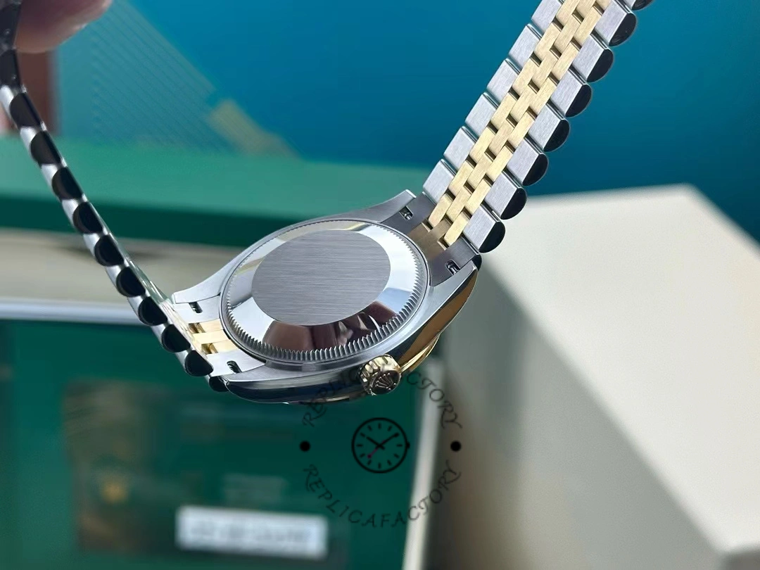 Rolex Datejust 31mm Stainless Steel and Yellow Gold 278383RBR 0016 Green VI Roman Jubilee