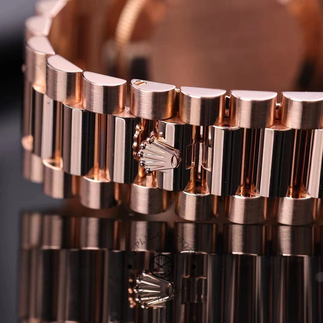 Rolex Day-Date 128235 Everose Gold MOP Dial 36MM Unisex Replica Watch