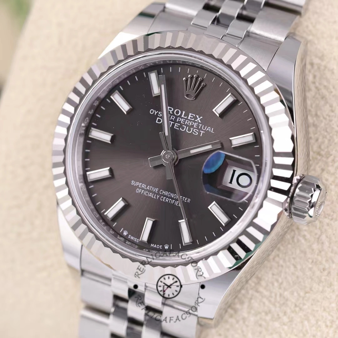 Rolex Datejust 279174 0011 28 mm Dark Grey Dial Women's Watch