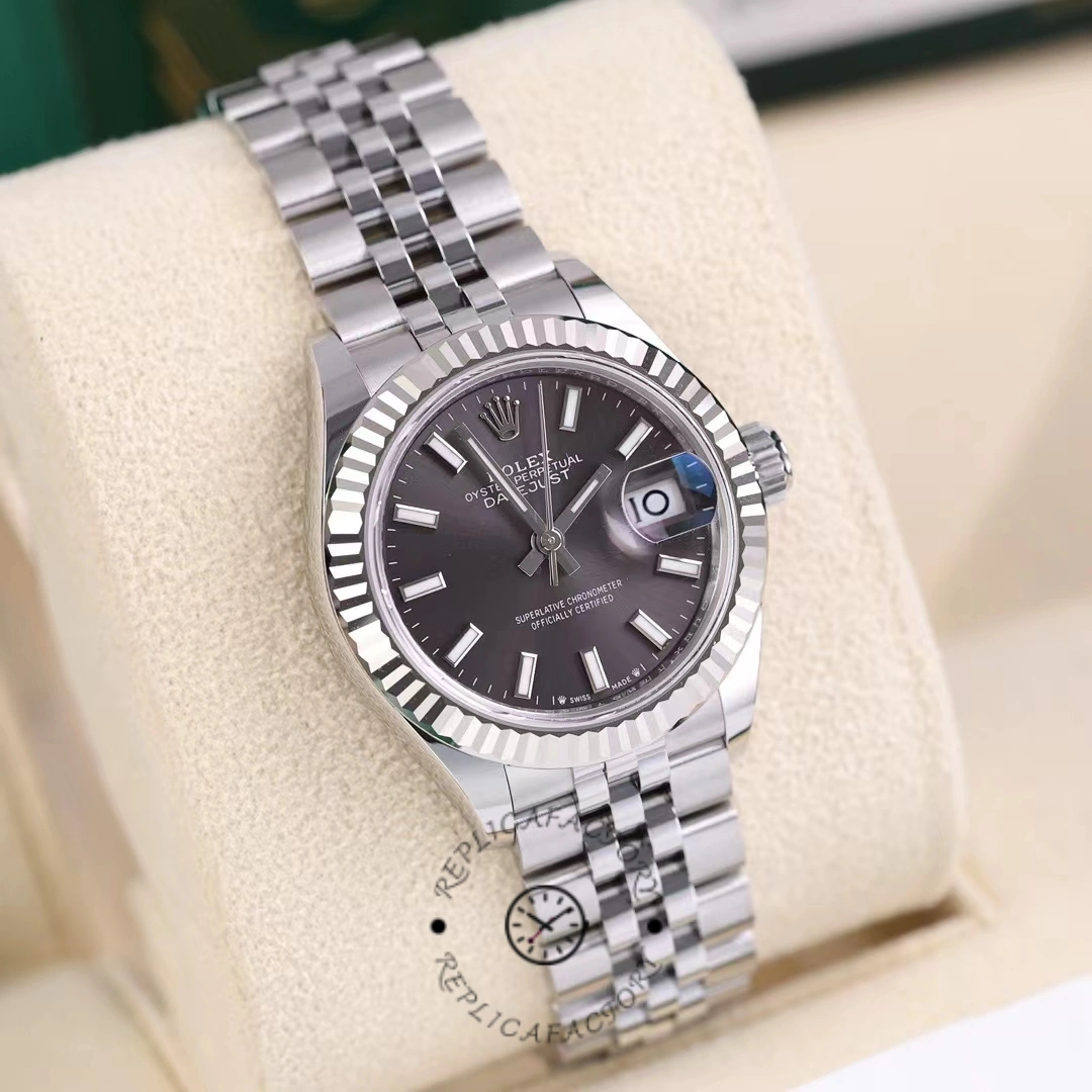 Rolex Datejust 279174 0011 28 mm Dark Grey Dial Women's Watch