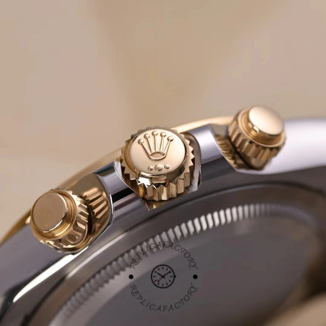 Rolex Two Tone Daytona 126503 0002 Black Diamond Replica Watch