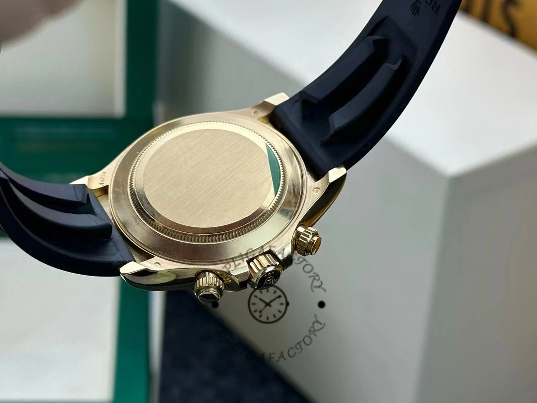 Rolex Daytona 116518LN Black Dial Rubber strap 40mm Mens Replica Watch