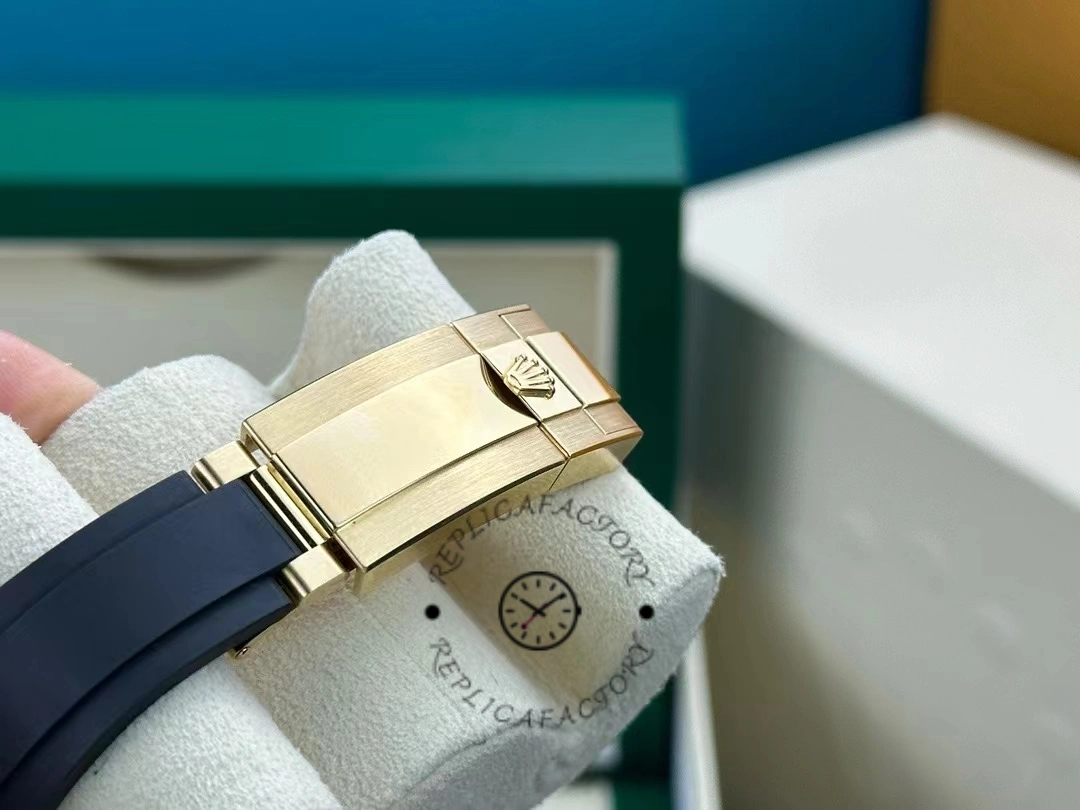 Rolex Daytona 116518LN Black Dial Rubber strap 40mm Mens Replica Watch